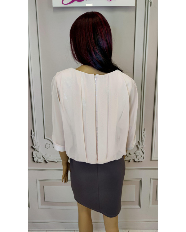 Sukienka z dopasowaną spódnicą (3)