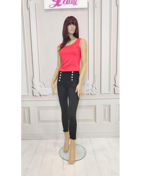 Czarne spodnie typu pushup (3)