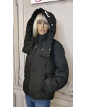 Kurtka zimowa damska ciemna (6)