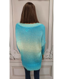 Turkusowy sweter kobiecy (4)